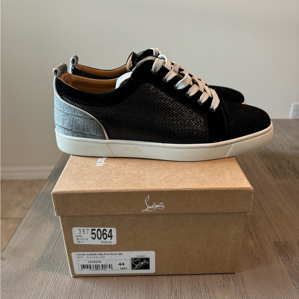 CHRISTIAN LOUBOUTIN | SIZE 44 EU MEN | LOUIS JUNIOR ORLATO FLAT SD